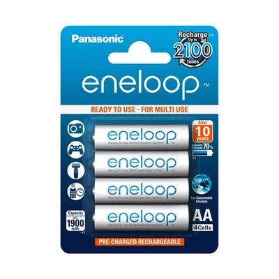 Zdjęcie produktu dla Panasonic eneloop BK-3MCCE - Batterie 4 x AA-Typ - NiMH - (wiederaufladbar) - 1900 mAh