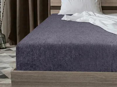 Obrázek produktu pro Froté prostěradlo EXCLUSIVE modrošedé 90x200, Obrázek vytvořený pomocí AI