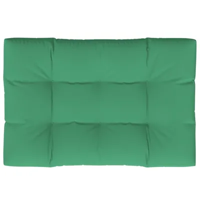 Image de vidaXL Coussin pour palette Vert 120x80x12 cm Tissu