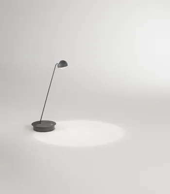 Obrázok produktu pre Nastaviteľná stolná LED lampa 7 W, 3000 K – 6000 K, v matnej antracitovej farbe s integrovaným dotykovým stmievačom, výška 47 cm – Perenz