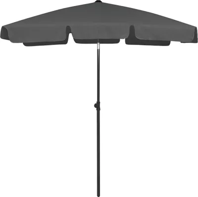 Produktbild von The Living Store Strandschirm Anthrazit 180x120 cm