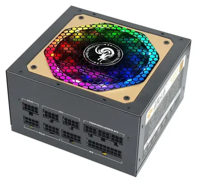 Obrázok produktu pre Julongfengbao - Napájanie - Interné napájanie - Napájanie pre herné počítače - ATX - 850W - Plne modulárne