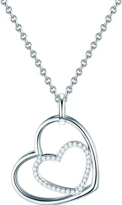 Produktbild von Rafaela Donata Halskette Herz Sterling Silber Zirkonia 42,0 cm Basiskette + 5,0 cm Verlängerung 50110037