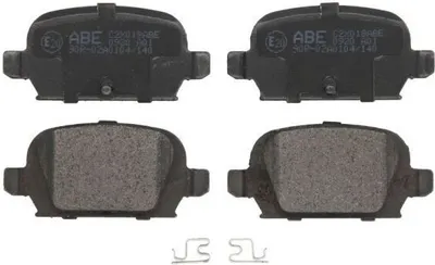 Produktbild von ABE Bremsbeläge Satz Hinten für OPEL Corsa C Schrägheck (X01) C2X018ABE
