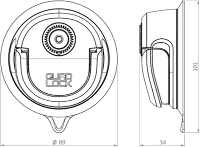 Obrázok produktu pre Stierka QUAD LOCK 360