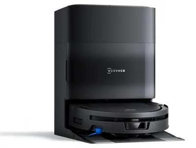 Produktbild von Ecovacs DEEBOT T90 MAX PRO OMNI EU, Beutellos, Schwarz, Rund, Staubbeutel, 0,25 l, Ladend, Purification