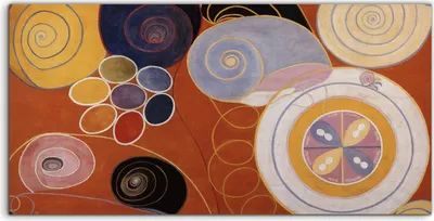 Produktbild von Coloray Spritzschutz aus Glas 120x60  Wandkunst Küchenrückwand Sie Zehn Mainstay IV Hilma af Klint