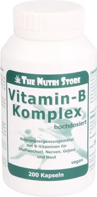 Immagine prodotto di Complesso vitaminico B ad alto dosaggio, 200 Capsule