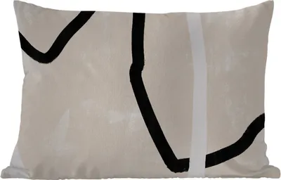 Produktbild von MuchoWow® Outdoor Kissen - Rosa - Minimalismus - Design - 60x40 cm - Wetterfest - Lounge Kissen - Zierkissen - Kissen für Innenräume