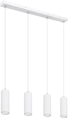 Produktbild von Globo Lighting Hängeleuchte Metall weiß, 4x GU10