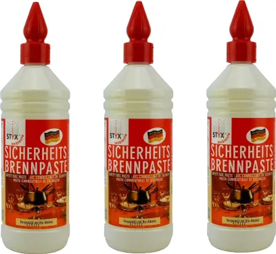 Produktbild von Triple-Pack STYX Sicherheits-Brennpaste -Alkohol geruchslos ! Germany