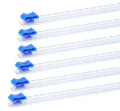 Productafbeelding van 6 stuks plastic foliesnijder 33 cm voor vershoudfolie en aluminiumfolie
