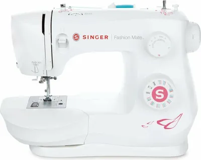 Zdjęcie produktu dla SINGER Fashion Mate, Biały, Automatyczna maszyna do szycia, Szycie, Czterostopniowy, Zmienny, Dźwignia, obrotowy