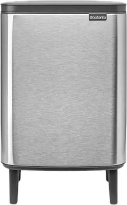 Image de Brabantia BO Mülleimer HI 12 l Matt Steel Fingerprint Proof