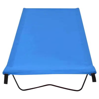 Produktbild von Möbel Campingbetten 2 Stk. 180x60x19 cm Oxford-Gewebe und Stahl Blau Top2995815