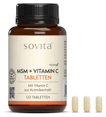 Produktbild von sovita MSM + Vitamin C Tabletten