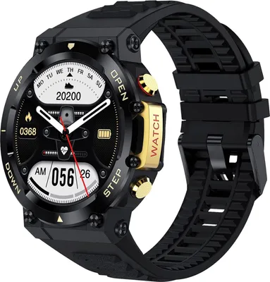 Produktbild von Smart Watch Anrufe tätigen/entgegennehmen, 100+ Sportmodi, Herzfrequenz, Blutdruck, Schrittzähler, IP67 wasserdicht, Fitness-Tracker für Android & iOS