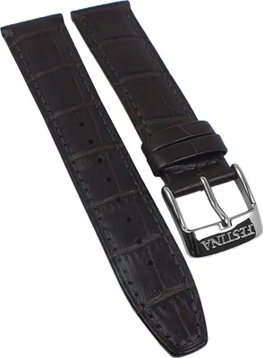 Produktbild von Festina > Uhrenarmband 21mm braun Leder Krokoprägung > F20201/2 F20201
