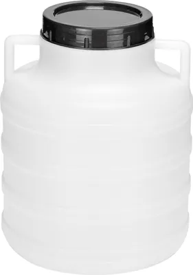 Produktbild von Garronda 5L Plastikfass Lebensmittelfass aus HDPE-Plastik für Haus&Garten GD-0078, Weiß