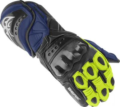 Image de Gants de moto Berik TX-1, noir/bleu, S