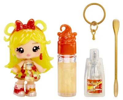 Obrázok produktu pre MGA Entertainment Yummiland Lip Gloss Doll- Licensed Sweets- Haribo Goldbears, Malá bábika, Žena, 4 rok / roky, Chlapec / dievča, 100 mm, Viacfarebný