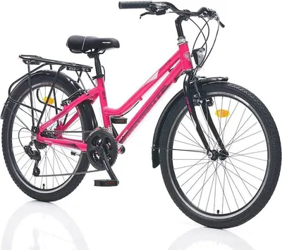 Produktbild von 24 Zoll Alu Fahrrad Cityrad 24 Mädchen Fahrrad Rad 21G Rh 38 cm STVO