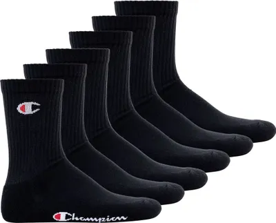 Produktbild von Champion Uni Socken, 6 Paar - Crew Socken Basic Schwarz EU 43-46