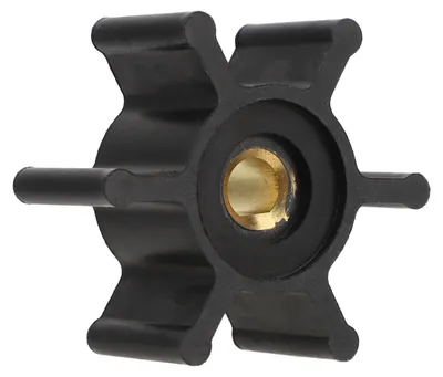 Imagen del producto de Rotor de bomba de agua de 6 aspas, modelo 6303?0001. Rotor de alta eficiencia y gran caudal, diseñado para reemplazar el rotor de motores fueraborda JOHNSON