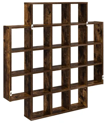 Obrázek produktu pro vidaXL Nástěnná police, barva dubu, 100 x 13 x 100 cm, materiál: dřevotříska