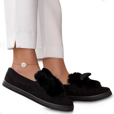 Produktbild von Damen Kinder Hausschuhe Slipper Haus Schuhe Pantoletten Beppi Schwarz Gr.30