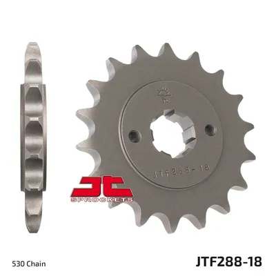 Produktbild von JTSPROCKETS Kettenritzel JTF288.18 vorne 12.7mm Chromstahl