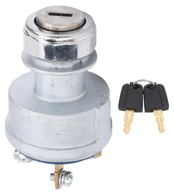 Image de Interrupteur de démarrage à clé avec 2 clés 9G7641 - Pièce de rechange pour CAT EARTMOVING COMPACTOR 825C, 816F, 825G, 826C, 836, 826G, 836G, 815F