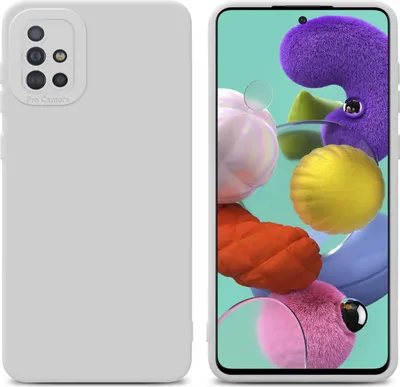 Zdjęcie produktu dla Cadorabo pokrowiec ochronny na Samsung Galaxy A51 4G / M40s w białym silikonowym etui z TPU etui na telefon komórkowy