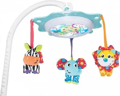 Obrázek produktu pro Playgro hudební mobil s světlem modrý  Modrý Jedna velikost