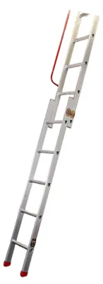 Produktbild von Zolltreppe – Schiebeleiter – Aluminium – Mit Geländer – 150 kg