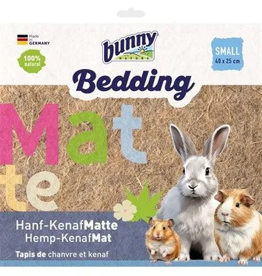Image de Litière pour rongeurs Bunny Tapis de chanvre et kénaf Small 40 x 25 cm