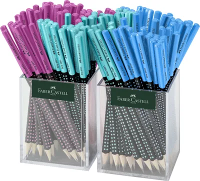 Produktbild von FABER-CASTELL Bleistift GRIP 2001 TWO TONE im Köcher