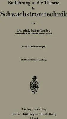 Produktbild von Einführung in die Theorie der Schwachstromtechnik