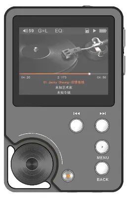 Obrázek produktu pro MP3 přehrávač s 2,0palcovým barevným displejem TFT, přenosný audio přehrávač s vysokým rozlišením 320 x 240 pixelů, odolný bezztrátový hi-fi přehrávač pro studenty