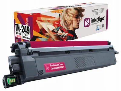 Produktbild von Inkdigo Toner TN249M für Brother HL-L8230CDW, HL-L8240CDW, MFC-L8340CDW, MFC-L8390CDW – Magenta, 4000 Seiten,, KI-generiertes Bild