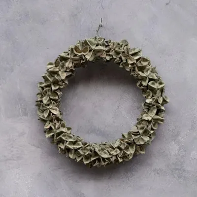Produktbild von Kranz Baumwolle Pod - green: D 30cm