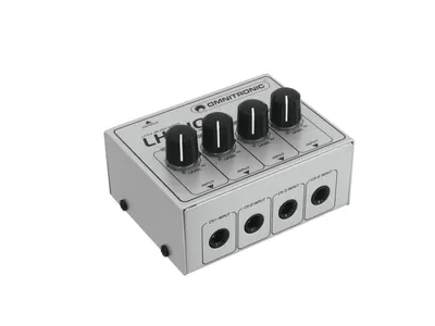 Immagine prodotto di Omnitronic LH-010 4 Kanäle 20 - 20000 Hz Silber (10355010)