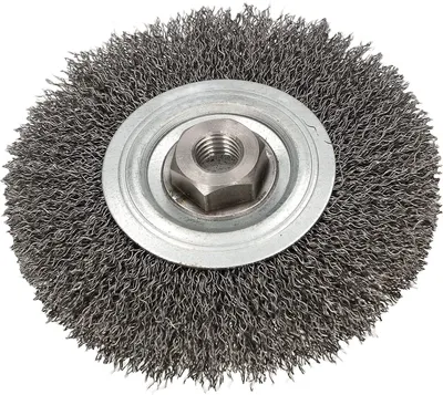 Produktbild von KOTARBAU® Scheibenbürste 120 mm mit M14 Gewinde gewellter Stahldraht für Winkelschleifer