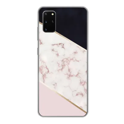 Produktbild von MuchoWow® Handyhülle Schutzhülle Hülle für Samsung Galaxy S20 Plus Marmor - Roségold - Luxus Silikon Softcase Handy Hülle - Hartschale