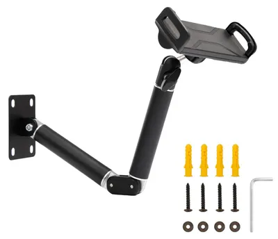 Immagine prodotto di Omgoods - Supporto a parete girevole a 360 gradi in alluminio per tablet e e-reader