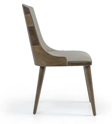 Produktbild von Luxus Design Polster Stuhl Esszimmerstuhl Sitz Esszimmer Möbel Holz Neu