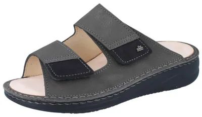 Produktbild von FINN COMFORT Psara Herren Pantolette grau Nubukleder - Größe: 45