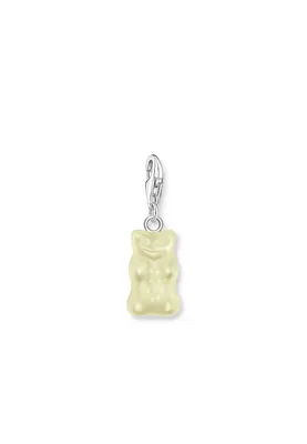 Produktbild von Thomas Sabo 2187-017-14 Charm Goldbären-Anhänger in Weiß
