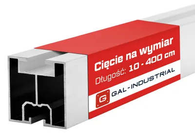 Zdjęcie produktu dla GAL-INDUSTRIAL | Profil aluminiowy do fotowoltaiki – 30 cm – Typ T – Profil montażowy pv do paneli słonecznych – cięcie na wymiar