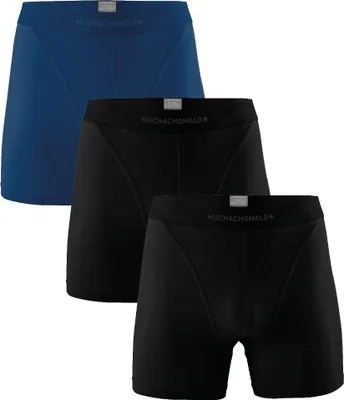 Produktbild von Muchachomalo Herren Boxershorts – 3er Pack – Baumwolle Stretch – Bequeme Unterwäsche – Größe S - U-PIMA1124-27